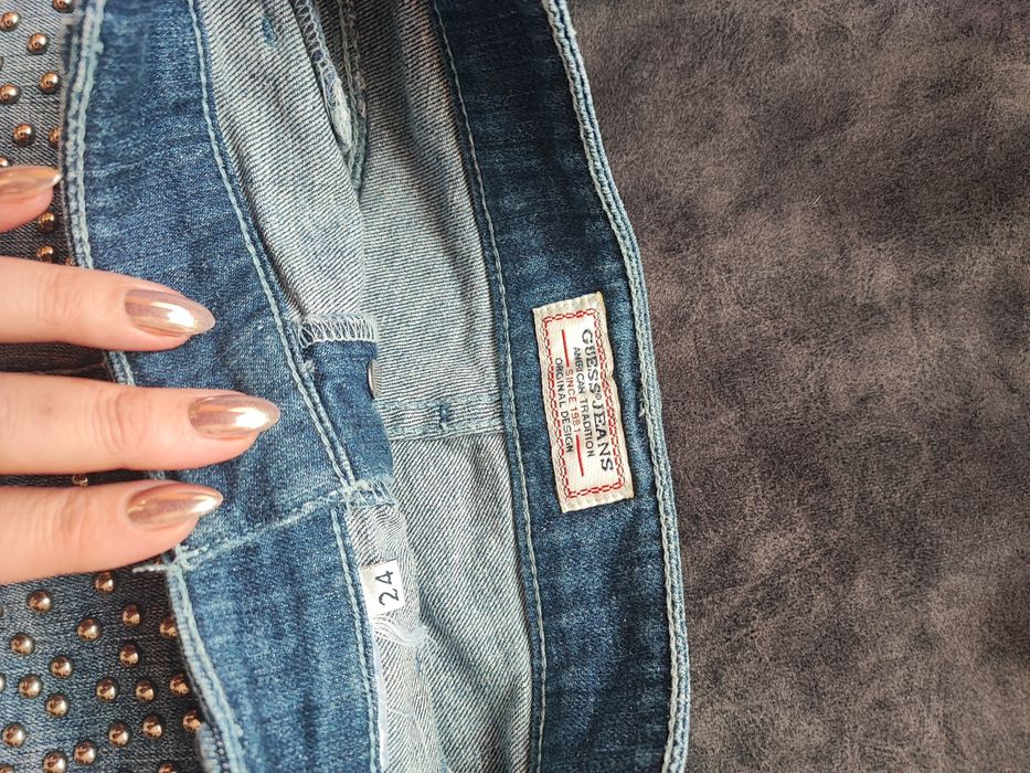 Къси дънкови гащи guess за момиче