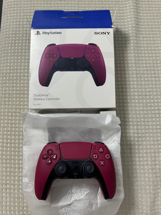 Красный/розовый Джойстик ps5