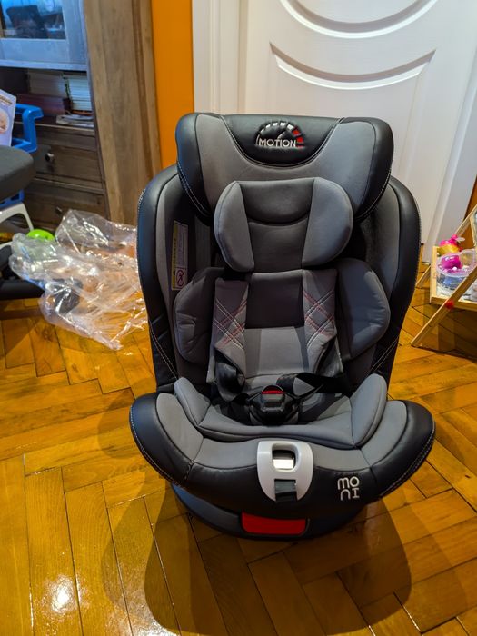 МОНИ Стол за кола 0-36 кг. MOTION ISOFIX 360° ЧЕРЕН