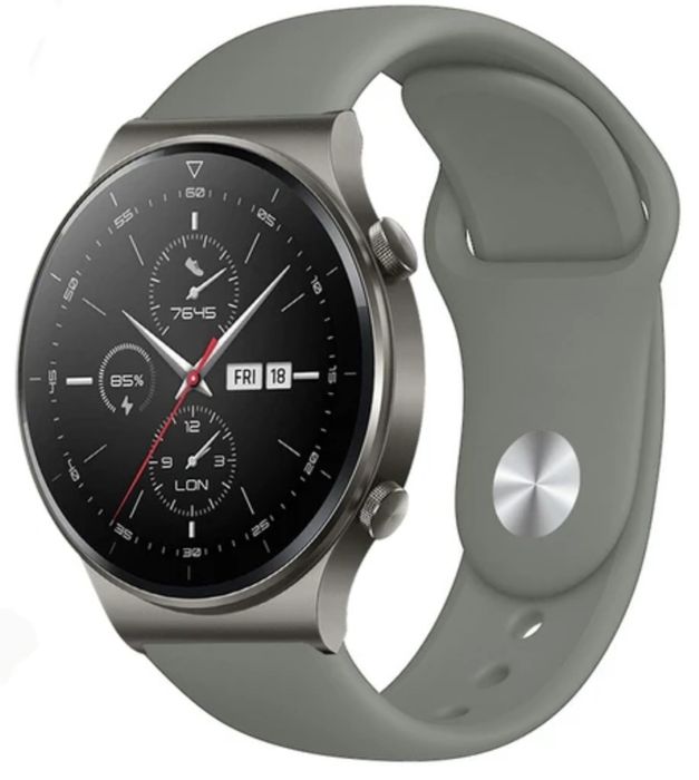 Curea ceas de silicon Gri 22mm