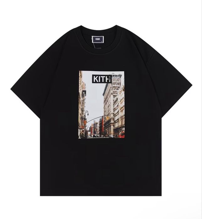 Черная футболка Kith