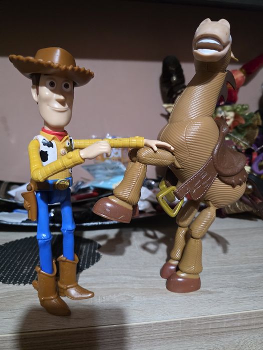 Woddy si Bullseye. Figurine Toy Story.