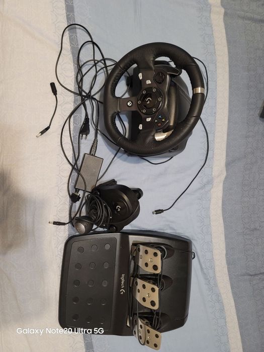 Logitech G920 + скоростен лост