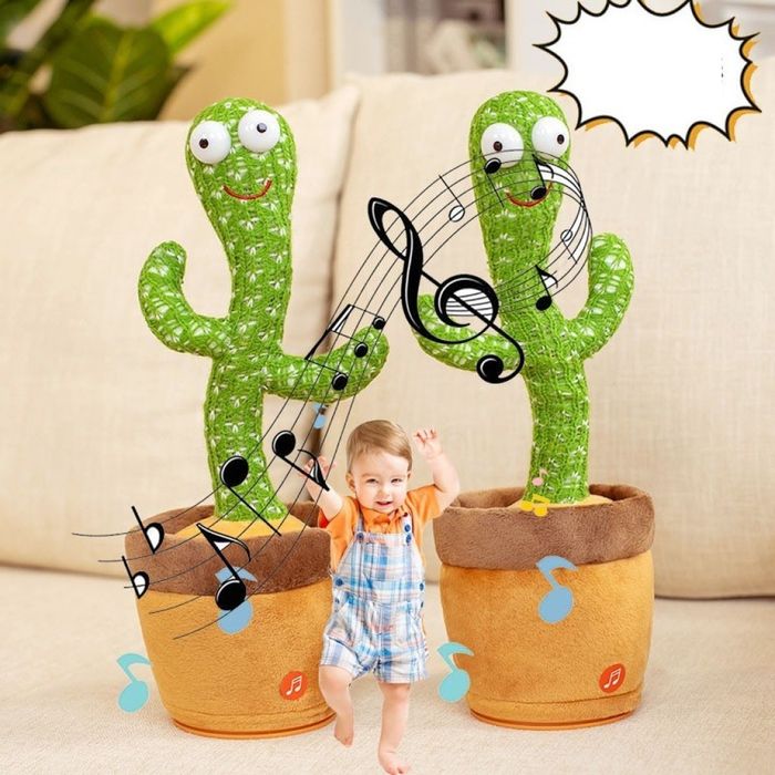 Оги - забавният, пеещ и танцуващ кактус играчка - на български и англи