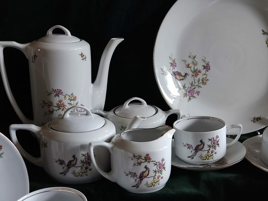 Чайный сервиз Райские птицы. ГДР