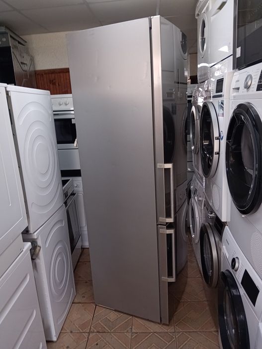 Иноксов комбиниран хладилник с фризе Siemens No Frost A+++ 2г.Гаранция