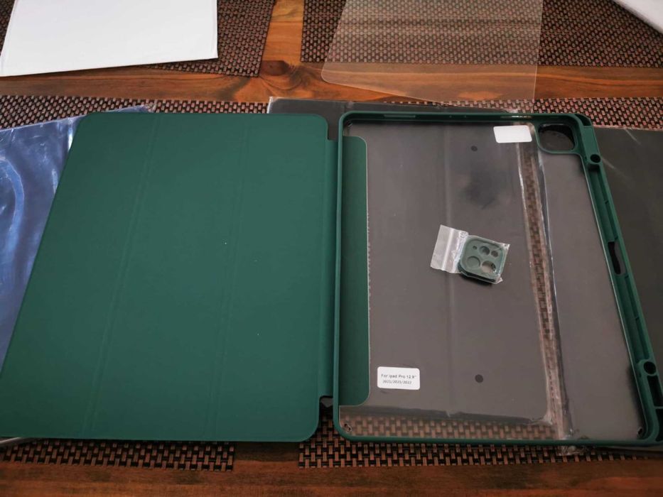 Husa folie sticla ecran tableta Apple Ipad Pro 12.9 5 6 2021 2022 2018