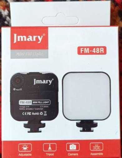 Jmary FM-48R Mini Fill Light – Portativ Yoritgich