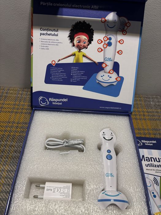 Răspundel Istetel - Set baza + Carte engleză + Husă creion