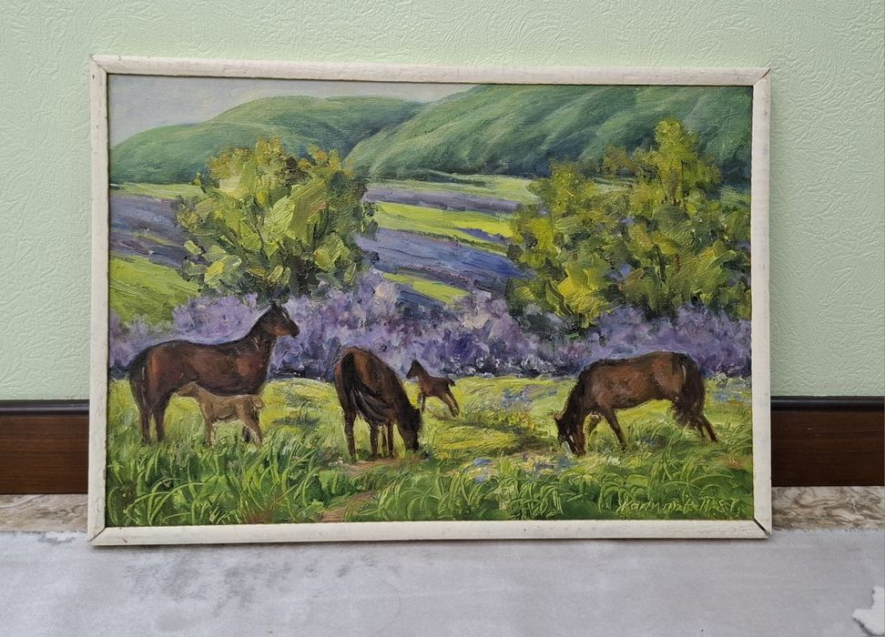 Картины маслом 3 шт