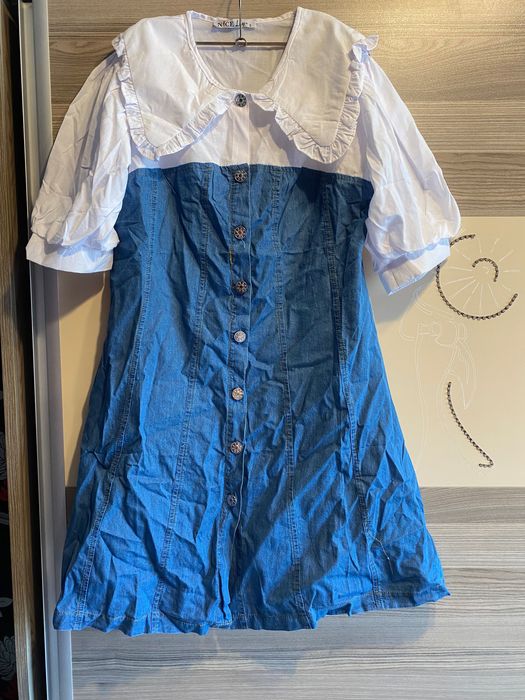 Дънкова рокля лятна