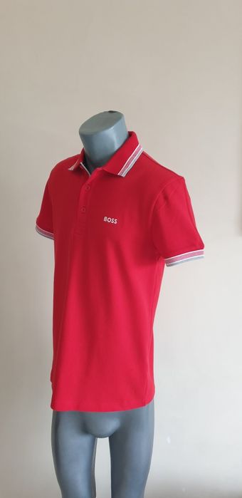 Hugo Boss Paddy Pique Cotton Regular Fit / S НОВО! ОРИГИНАЛНА Тениска!