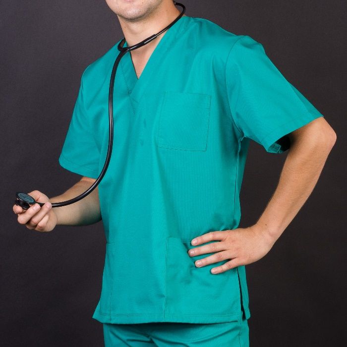 Costum medical fără fermoar pantalon + bluza