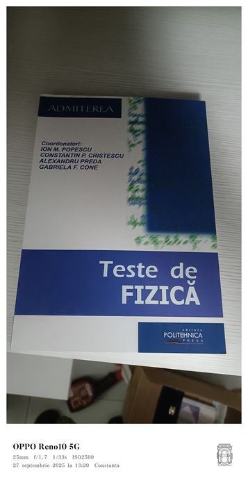 Culegeri matematică și fizică pentru admiterea la politehnică