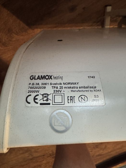 Adax Glamox 2000W