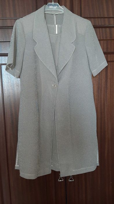 Сако с рокля без ръкав, комплект