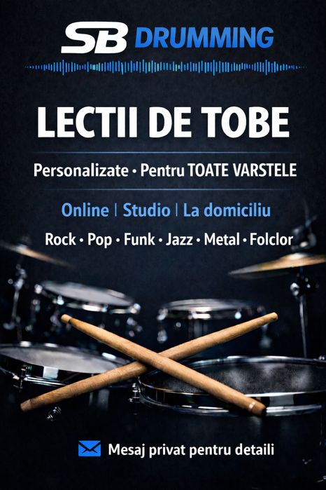 Cursuri de Tobe si Percutie.