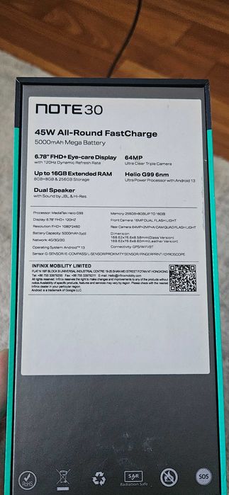 Продаю мобильный телефон Infinix