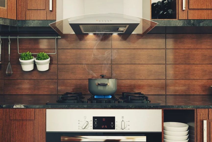 Установка вытяжка для кухня