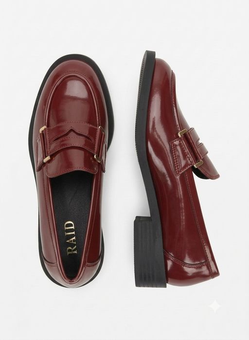 Loafers RAID мокасини бордо