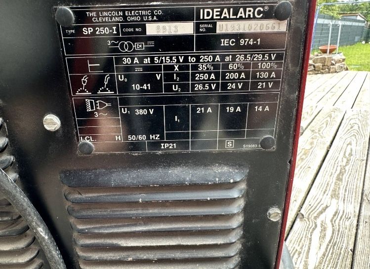 Телоподаващо Lincoln 250A, СИНЕРГИЧНО