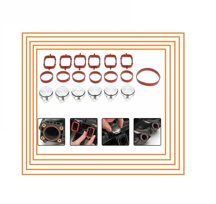 BMW Set Dopuri Anulare Clapete Admisie M47 M57 Kit Doape Anulatoare 33