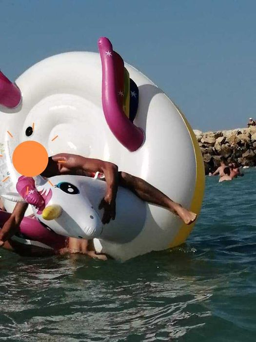 Saltea gonflabila unicorn