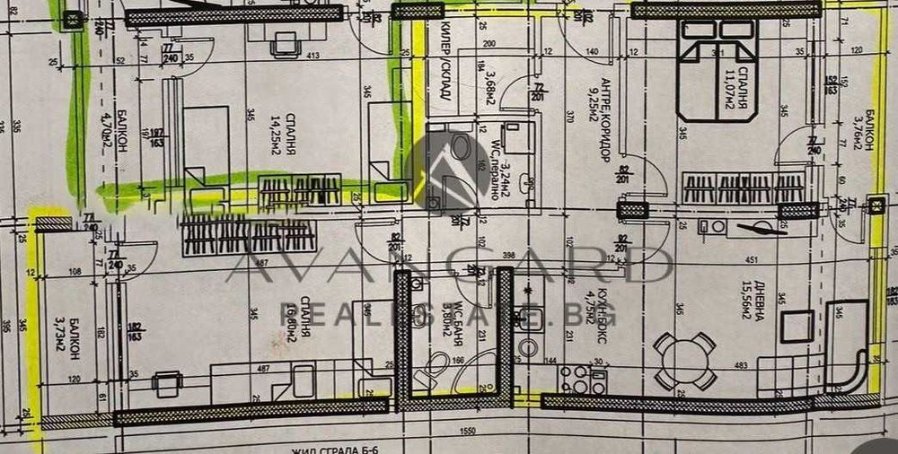 Продава се Тристаен апартамент в Пловдив, Тракия - 110 кв.м за 1146 €/кв.м - Снимка #9