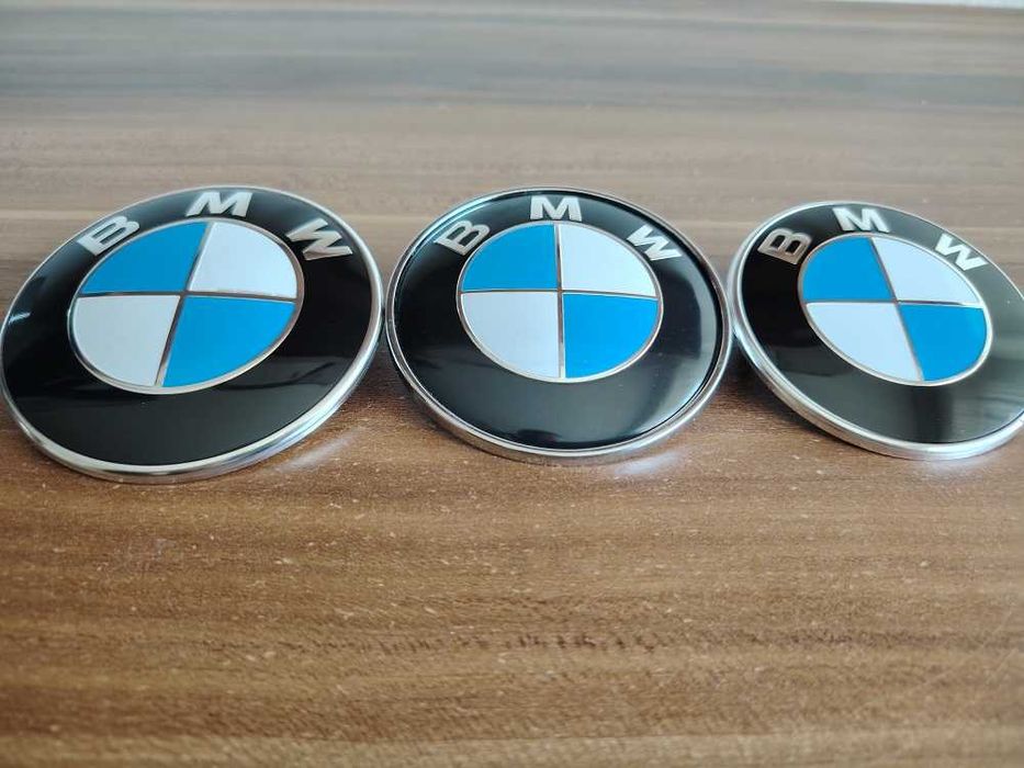 Емблема БМВ/BMW алуминиеви 3-размера