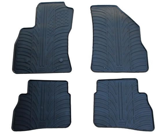 Set covorase auto din cauciuc Fiat Doblo 5 usi 2010-08.2018 ; OPEL Combo D Passenger 2011-08.2018, Gledring, 4 buc.