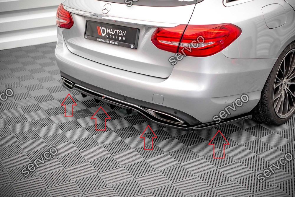 Pachet Exterior Prelungiri Body kit tuning Mercedes C Class W205 2014-2018 v2 - Maxton Design