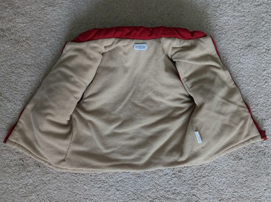 OVS Детски ватиран елек / грейка за Момче, тъмночервен, за 3-4 г