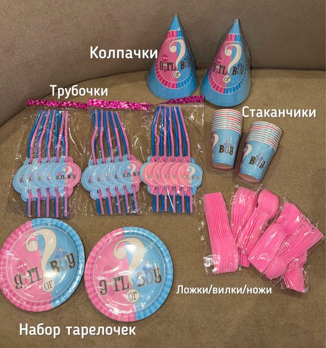 Набор для гендер пати