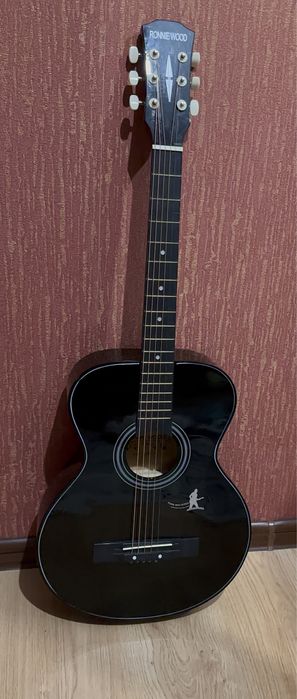 Черная гитара бу