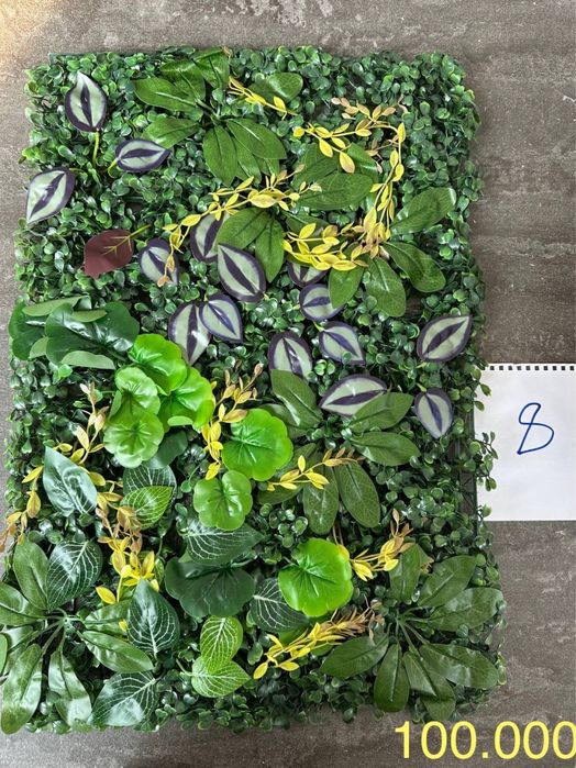 искусственные цветы на стену,  suniy gullar. Фитостена