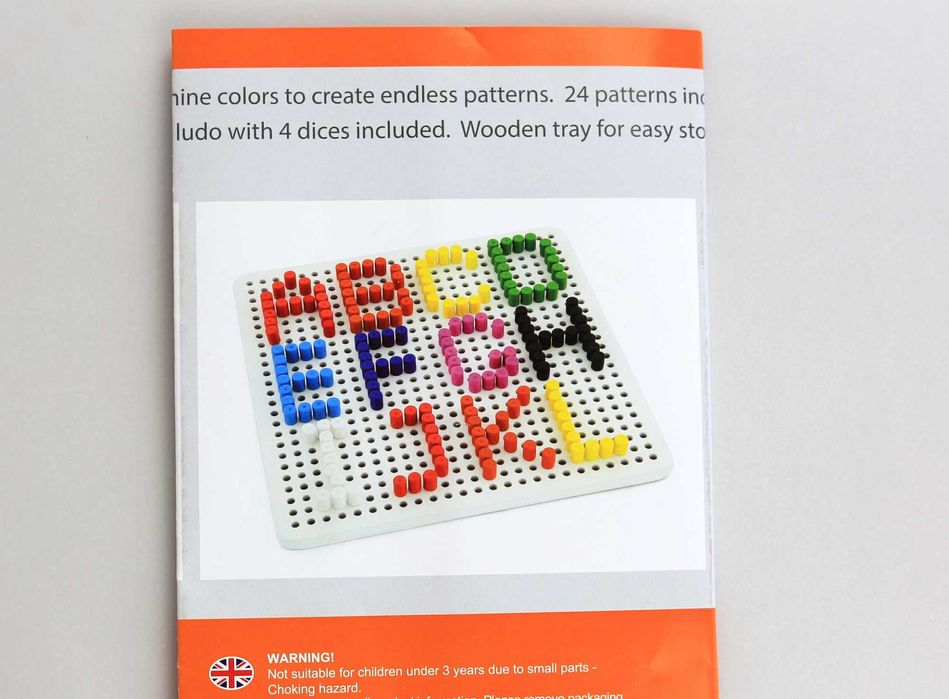 Чисто нова  "Дървена мозайка и Не се сърди човече" от Viga toys.