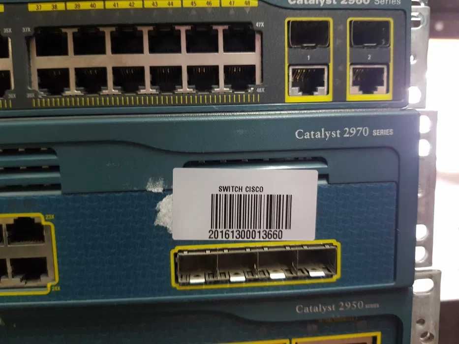 Switch Cisco Catalyst WS-C2970G-24T8-E WS-C2960-48TC-L WS-C2950T-24