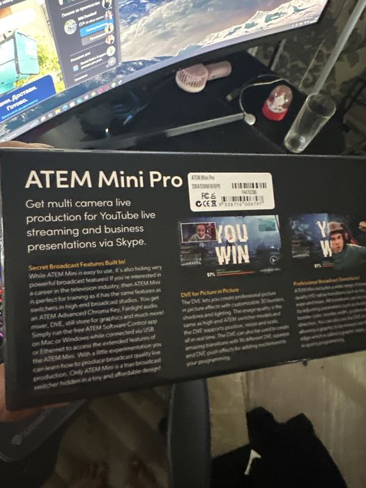 Atem mini pro  нов  не исползван