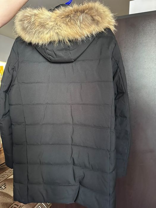 Зимно яке с естествен косъм