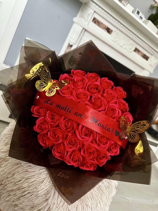 Buchet trandafiri de sapun