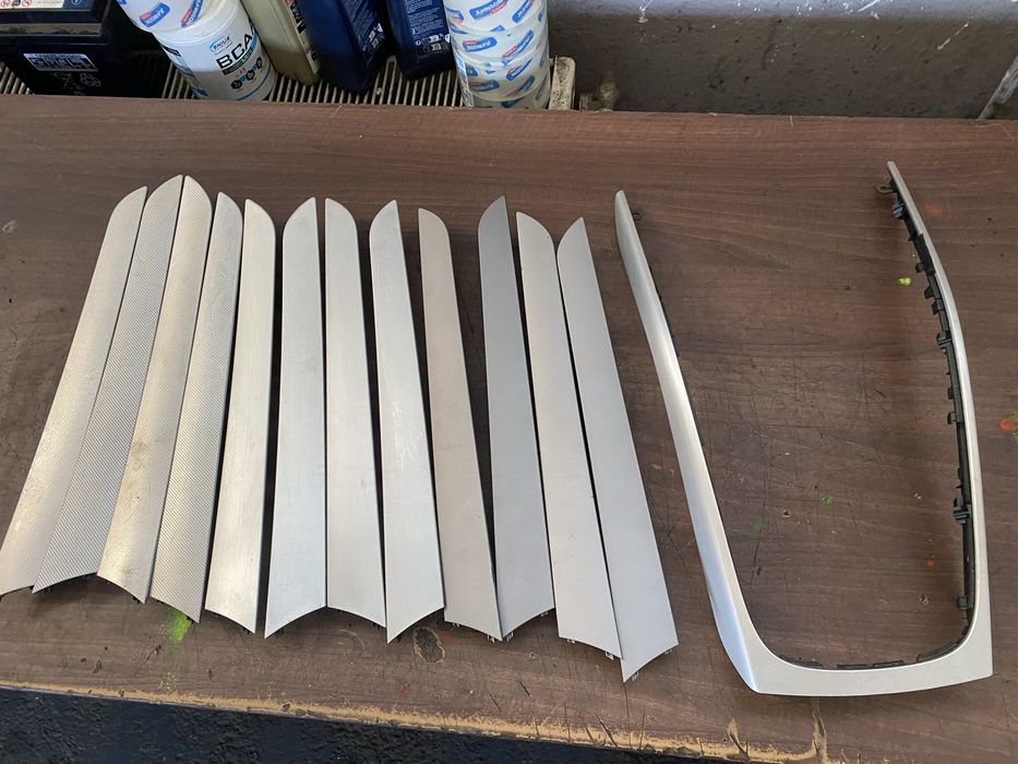 Ornamente bandouri usi si consola aluminiu plastic audi a4 b8 a5