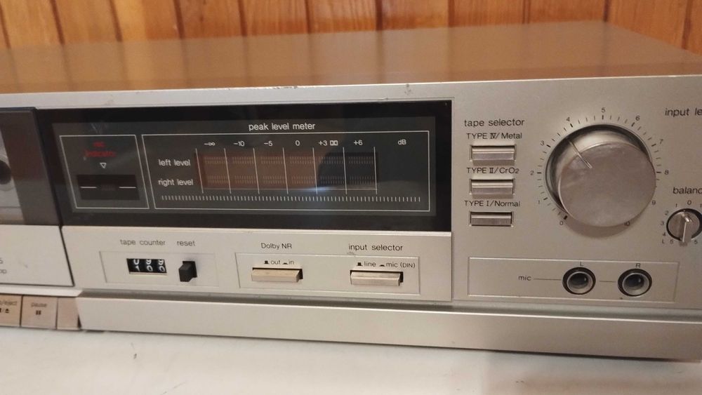 casetofon deck Technics RSB105 radio