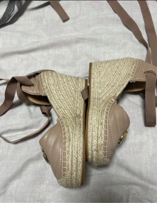 Espadrile cu toc gucci