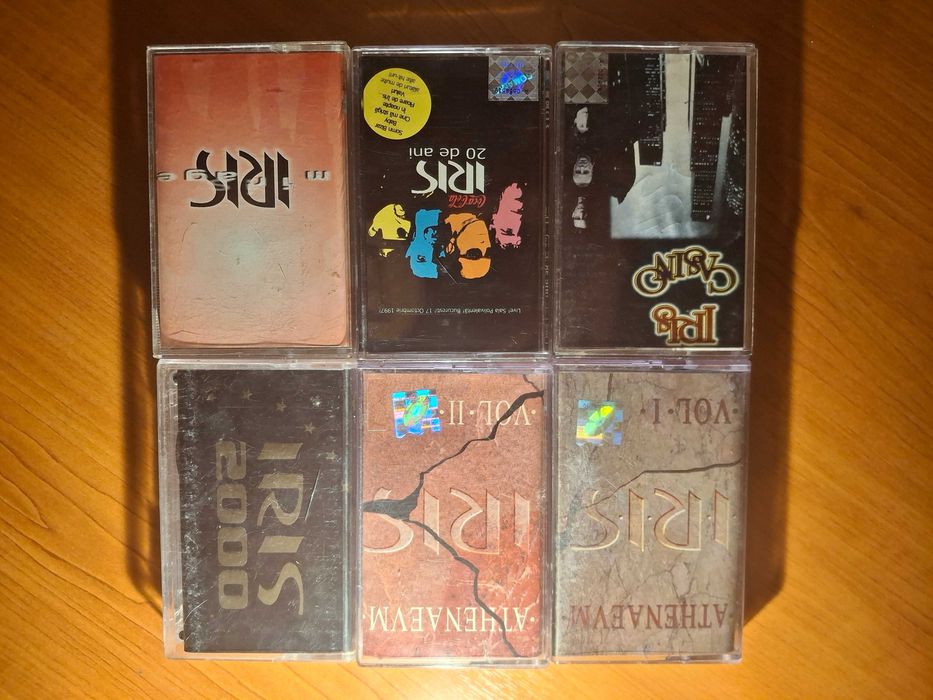Lot casete audio muzica românească rock IRIS