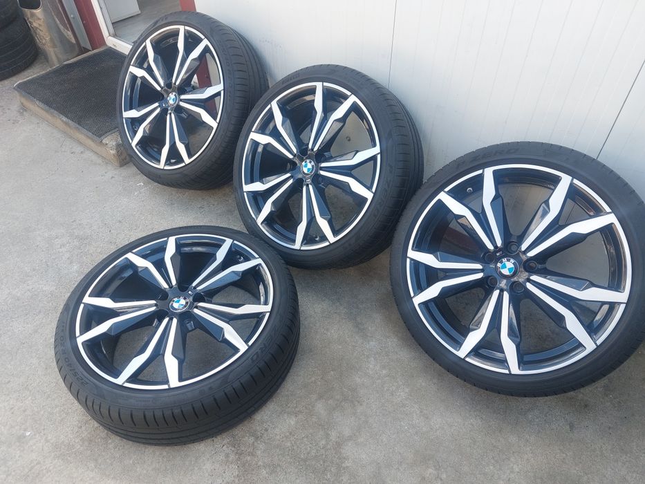 Set jante aluminiu originale r20 / gama BMW X1 F48 si BMW X2 F39 / model STYLE 717 M / 5x112 / cu anvelope de vara 225 40 r20 Pirelli