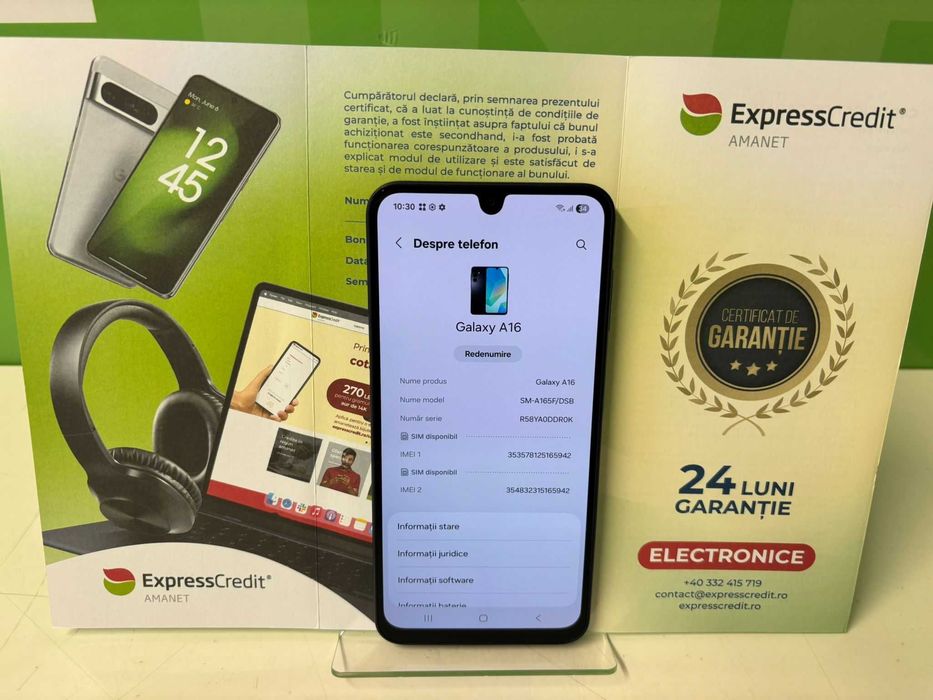 Samsung Galaxy A16 (B.61077-Tatarasi) Garantie 2 ani! 440 lei!