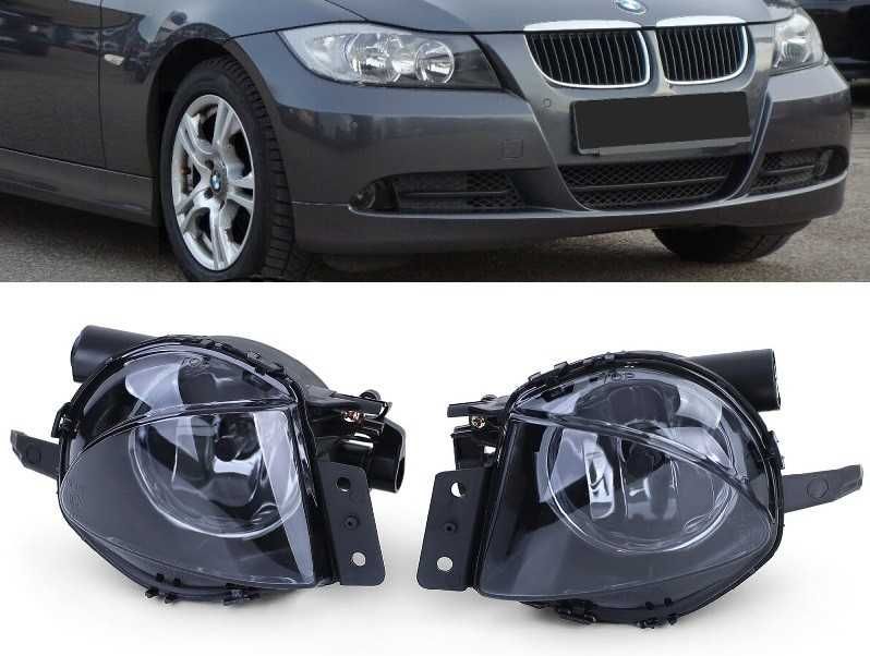 Халогени БМВ Е90 Е91 Стандартна Броня BMW E90 E91 Тъмни Мъгла Нови