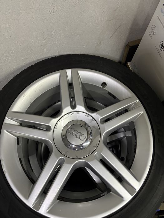 Jante Audi originale R17 + anvelope 235/45 R17 – set complet