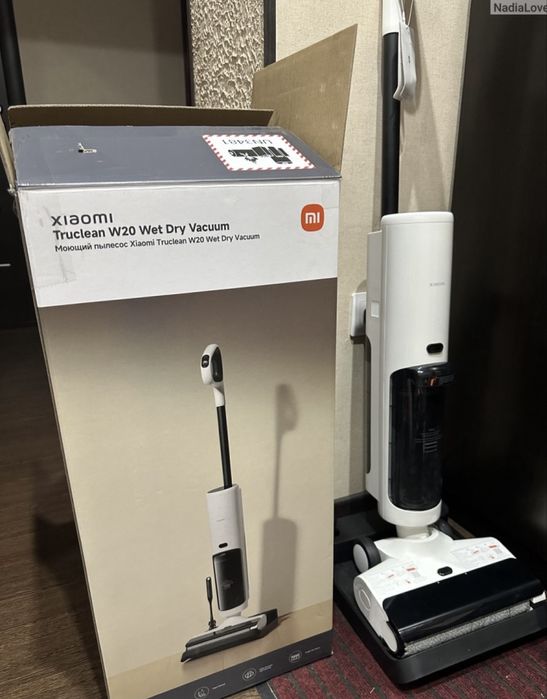 Моющий беспроводной пылесос, xiaomi truclean W20