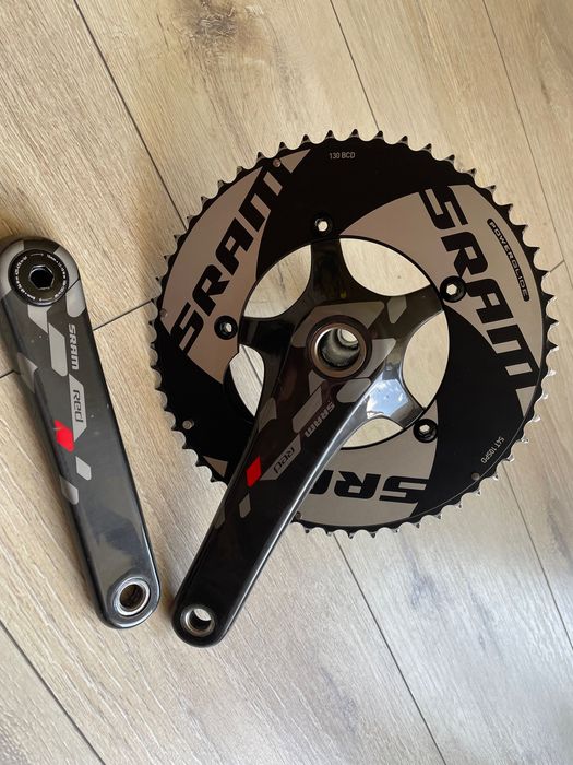 Шосейни курбели SRAM RED 22 Плочи 54/39 зъба, BCD 130мм